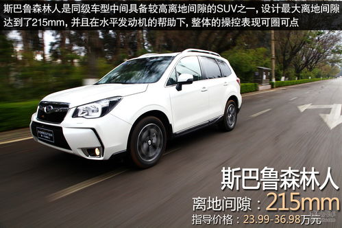 suv汽車離地間隙多少