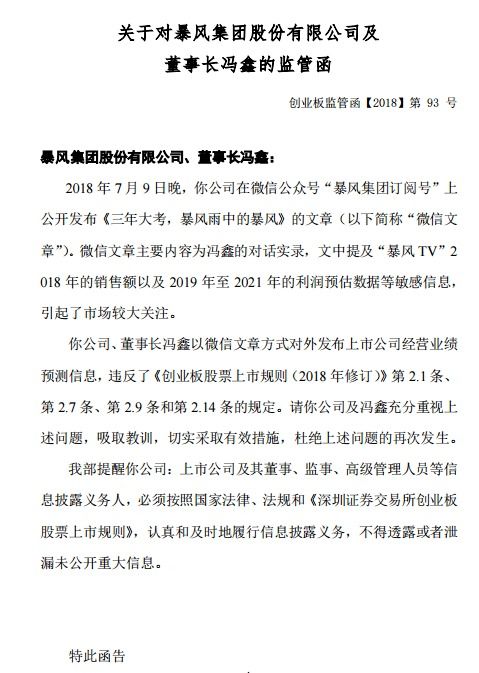 深交所對瑞達期貨下發(fā)監(jiān)管函