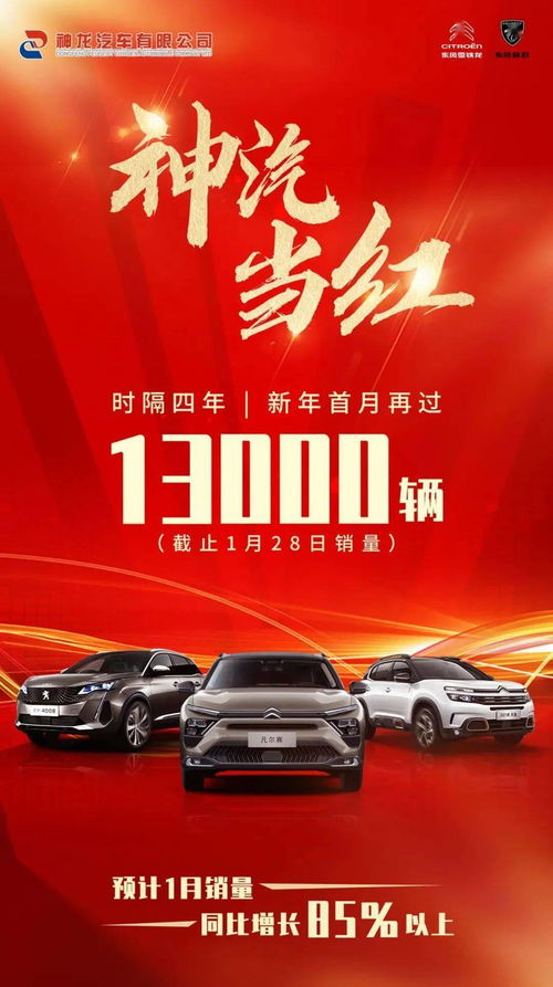 神龍汽車月銷量多少
