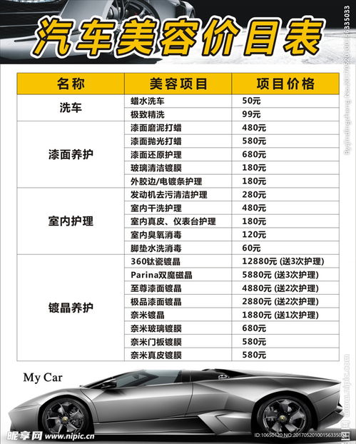 安慶汽車美容工資多少
